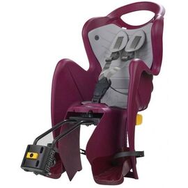 Детское велокресло Bellelli MR FOX RELAX B-FIX, заднее, крепление на подседельную трубу, PLUM LUX, 01FXRB0038LX, изображение  - НаВелосипеде.рф