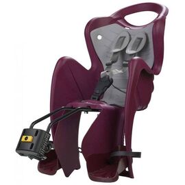 Детское велокресло BELLELLI MR FOX STANDARD B-FIX, заднее, крепление на подседельную трубу, PLUM LUX, 01FXSB0038LX, изображение  - НаВелосипеде.рф