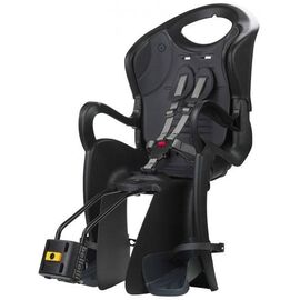 Детское велокресло BELLELLI TIGER STANDARD B-FIX, заднее, крепление на подседельную трубу, black lux, 01TGTSB0000LX, изображение  - НаВелосипеде.рф