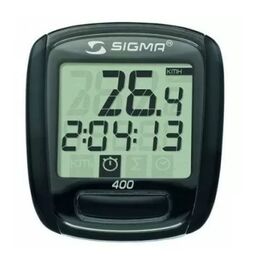 Велокомпьютер Sigma Sport BC 400, 5 функций, чёрный, SIBC400, изображение  - НаВелосипеде.рф