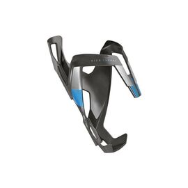 Флягодержатель велосипедный Elite Vico carbon, матовый черный/синий, 0156121, изображение  - НаВелосипеде.рф