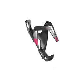 Флягодержатель велосипедный Elite Vico carbon, матовый черный/розовый, 0156110, изображение  - НаВелосипеде.рф