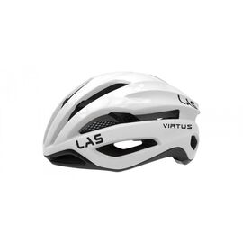 Шлем велосипедный LAS Virtus Carbon, белый с черным, 2021, Вариант УТ-00260679: Размер: L/XL , изображение  - НаВелосипеде.рф