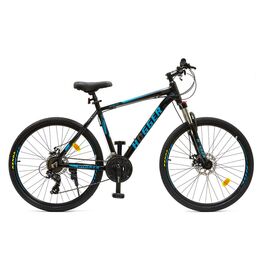 Горный велосипед HOGGER BOGOTA MD 26" 2021, Вариант УТ-00260688: Рама: 15" (Рост: 140-160 см), Цвет: синий, изображение  - НаВелосипеде.рф