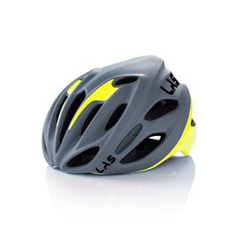 Шлем велосипедный LAS COBALTO, серый матовый с желтым, LB00010020220LXL, Вариант УТ-00260691: Размер: L-XL, изображение  - НаВелосипеде.рф