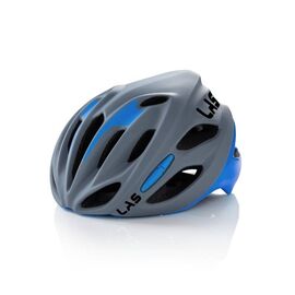 Шлем велосипедный LAS COBALTO, серый матовый с голубым, LB00010020198SM, Вариант УТ-00260697: Размер: S-M, изображение  - НаВелосипеде.рф