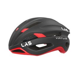 Шлем велосипедный LAS VIRTUS, чёрный матовый с красным, LB00020020112LXL, Вариант УТ-00260700: Размер: L-XL, изображение  - НаВелосипеде.рф
