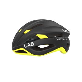 Шлем велосипедный LAS VIRTUS, чёрный матовый с ярко-жёлтым, LB00020020113LXL, Вариант УТ-00260701: Размер: L-XL, изображение  - НаВелосипеде.рф
