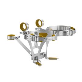 Крепление под седло ELITE BOTTLE CAGE EROICA DOUBLE, для триатлона, алюминий, 0156001, изображение  - НаВелосипеде.рф