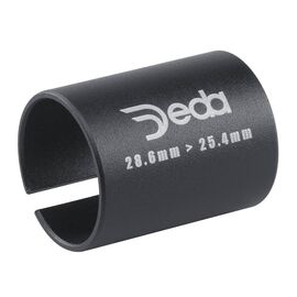 Переходник выноса руля Deda Elementi, 28.6 mm > 25.4 mm, чёрный, ALLOYSLEEVE, изображение  - НаВелосипеде.рф