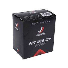 Камера велосипедная VITTORIA Fat MTB Lite, 26x4.0/4.90, FV presta 48 mm, 1Z1.2I6.F4.FF.111BX, изображение  - НаВелосипеде.рф