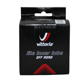 Камера велосипедная VITTORIA MTB Lite, 26x1.70/2.35, AV schrader 48 mm, 1Z1.2I6.A4.47.111BX, изображение  - НаВелосипеде.рф