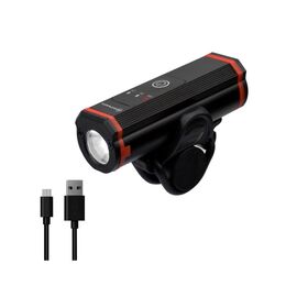 Велофонарь Briviga, передний, на руль, USB, диод T6 LED, 400 лм, встроенный аккумулятор 2200 мАч, EBL-3608B, изображение  - НаВелосипеде.рф
