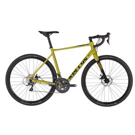 Циклокроссовый велосипед KELLYS SOOT 30 28" 2021, Вариант УТ-00258741: Рама: L (Рост: 182-195 см), Цвет: желтый, изображение  - НаВелосипеде.рф