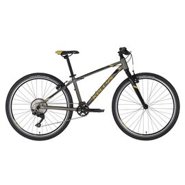Подростковый велосипед KELLYS Naga 90 26" 2021, Вариант УТ-00258771: Рама: 13.5 (Рост: 130-150 см), Цвет: серый, изображение  - НаВелосипеде.рф