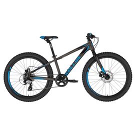 Подростковый велосипед KELLYS Marc 70 24" 2021, Вариант УТ-00258773: Рама: 12.5 (Рост: 125-145 см), Цвет: черный, изображение  - НаВелосипеде.рф