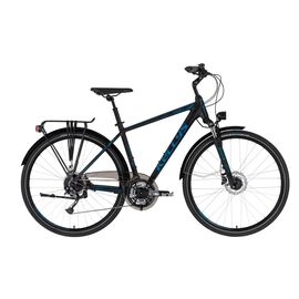 Гибридный велосипед KELLYS Carson 70 28" 2021, Вариант УТ-00258810: Рама: L (Рост: 176-189 см), Цвет: черный, изображение  - НаВелосипеде.рф