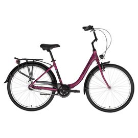 Городской велосипед KELLYS Avery 10 26" 2021, Вариант УТ-00258926: Рама: 430 мм (Рост: 155-175 см), Цвет: бордовый, изображение  - НаВелосипеде.рф
