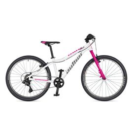 Подростковый велосипед AUTHOR Limit 24" 2021 , Вариант УТ-00263617: Рама: 12.5" (Рост: 125-140 см), Цвет: белый/розовый, изображение  - НаВелосипеде.рф