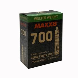 Камера велосипедная MAXXIS WELTER WEIGHT, 700X23/32C (23/32-622), 0.8 мм, LFVSEP60, EIB00136200, изображение  - НаВелосипеде.рф
