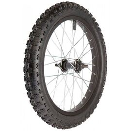 Колесо велосипедное в сборе Stels, переднее, 16x 2.125, 28Н, с покрышкой, Авто (AV), Black, 630122, LU046697, изображение  - НаВелосипеде.рф