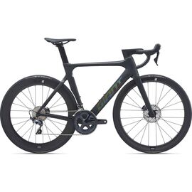 Шоссейный велосипед Giant Propel Advanced 1 Disc 28" 2021, Вариант УТ-00263800: Рама: L (Рост: 183-198 см), Цвет: Carbon/Gloss Rainbow Black/Reflective Black, изображение  - НаВелосипеде.рф