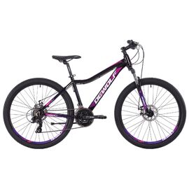 Женский велосипед Dewolf Ridly 30 W 26" 2021, Вариант УТ-00263822: Рама: 16 (Рост: 150-165 см), Цвет: черный/фиолетовый/пурпур, изображение  - НаВелосипеде.рф