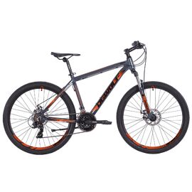 Горный велосипед Dewolf Ridly 30 26" 2021, Вариант УТ-00263823: Рама: 16 (Рост: 150-165 см), Цвет: темно-серый металлик/оранжевый/черный, изображение  - НаВелосипеде.рф