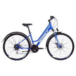 Женский велосипед Dewolf Asphalt 20 W 28" 2021, Вариант УТ-00263837: Рама: 14 (Рост: 134-155 см), Цвет: ярко-синий/белый/серый , изображение  - НаВелосипеде.рф