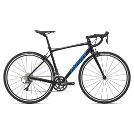 Шоссейный велосипед Giant Contend 2 28" 2021, Вариант УТ-00263856: Рама: L (Рост: 183-193 см), Цвет: Black, изображение  - НаВелосипеде.рф