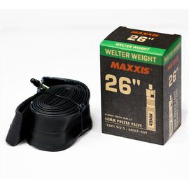 Камера велосипедная MAXXIS WELTER WEIGHT, 26X1.5/2.5 (40/63-559), 0.8 мм, LFVSEP48 (B-C), EIB00137000, изображение  - НаВелосипеде.рф