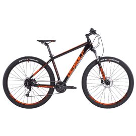 Горный велосипед Dewolf GROW 30 29" 2021, Вариант УТ-00263832: Рама: 18 (Рост: 167-177 см), Цвет: черный/черный/неоновый оранжевый, изображение  - НаВелосипеде.рф