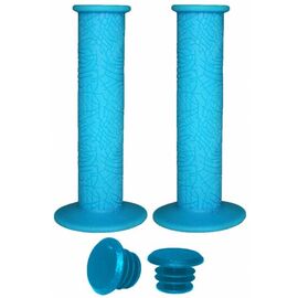 Грипсы велосипедные Vinca Sport, резиновые, 120 мм, голубые, H-G 60 light blue, изображение  - НаВелосипеде.рф