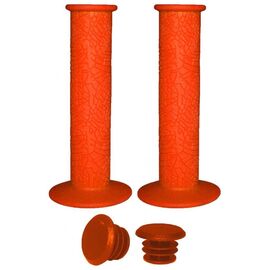 Грипсы велосипедные Vinca Sport, резиновые, 120 мм, оранжевые, H-G 60 orange, изображение  - НаВелосипеде.рф