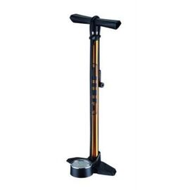 Насос велосипедный Giyo GF-2430GOLD, алюминий, напольный, 12 атм/180 psi, манометр, AV/FV, GF2430GOLD, изображение  - НаВелосипеде.рф