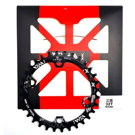 Звезда велосипедная VXW NARROW/WIDE, передняя, 96sBCD, 32T, AL7075, черный, изображение  - НаВелосипеде.рф