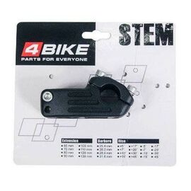 Вынос руля велосипедн 4BIKE MX-628, алюминий, длина 48, диаметр 22.2 мм, ARV-ST-MX628-4822B, изображение  - НаВелосипеде.рф