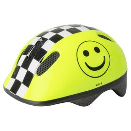 Велошлем детский/подростковый M-WAVE SMILE KID, черно-желтый , Вариант УТ-00264685: Размер: S (52-57 см), изображение  - НаВелосипеде.рф