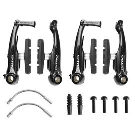 Тормоза велосипедные TEKTRO EN 837AL, V-brake, MTB, комплект, алюминий, черный, 6-190225, изображение  - НаВелосипеде.рф