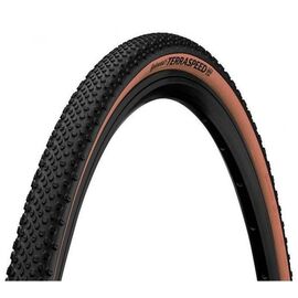 Велопокрышка Continental Terra Speed, 700 X 40C, складная, BlackChili, ProTection, E25, черный/прозрачный, 101837, изображение  - НаВелосипеде.рф