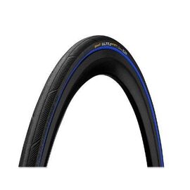 Велопокрышка Continental Ultra Sport III, 700 x 25C, складная, PureGrip Compound, 3/180 TPI, черно-синий, 150461, изображение  - НаВелосипеде.рф