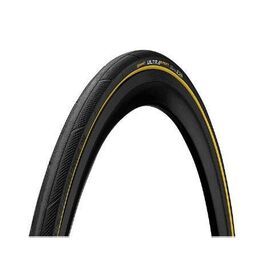 Велопокрышка Continental Ultra Sport III, 700 x 25C, складная, PureGrip Compound, 3/180 TPI, черно-желтый, 150465, изображение  - НаВелосипеде.рф