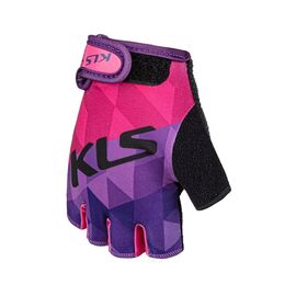 Перчатки велосипедные KLS YOGI short, детские, короткий палец, purple,, Вариант УТ-00265203: Размер: L, изображение  - НаВелосипеде.рф