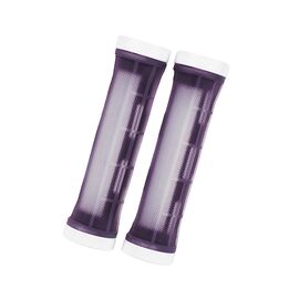 Грипсы велосипедные JOY KIE MTB HL-G309, 130 мм, грипстоп, фиолетовый, HL-G309 violet, изображение  - НаВелосипеде.рф