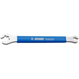 Ключ для ниппеля Unior, для MAVIC, 3,7-5,4 мм, синий, 1635/2P, изображение  - НаВелосипеде.рф