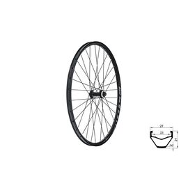 Колесо велосипедное KLS CARTEL DSC F, переднее, 28/29", под дисковый тормоз, чёрный, изображение  - НаВелосипеде.рф