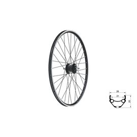 Колесо велосипедное KELLY'S KLS DRAFT Dynamo V-brake, переднее, 28/29", под ободной тормоз, чёрный, Wheel front KLS DRAF, изображение  - НаВелосипеде.рф