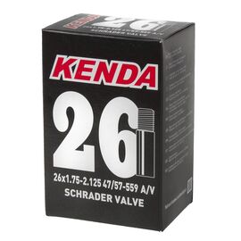 Камера велосипедная Kenda, 26", 26х1.75-26х2.125, 47/57-559, A/V 35 mm, 516313, изображение  - НаВелосипеде.рф