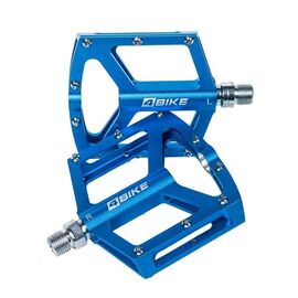 Педали велосипедные 4BIKE K302BLU, 120х98х18 мм, Cr-Mo ось, синие, ARV-K302BLU, изображение  - НаВелосипеде.рф