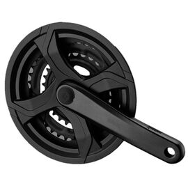 Система велосипедная Prowheel, MTB, 3x8/3x7 скоростей, 28-38-48T, 175 мм, черный, TY-CQ01, изображение  - НаВелосипеде.рф